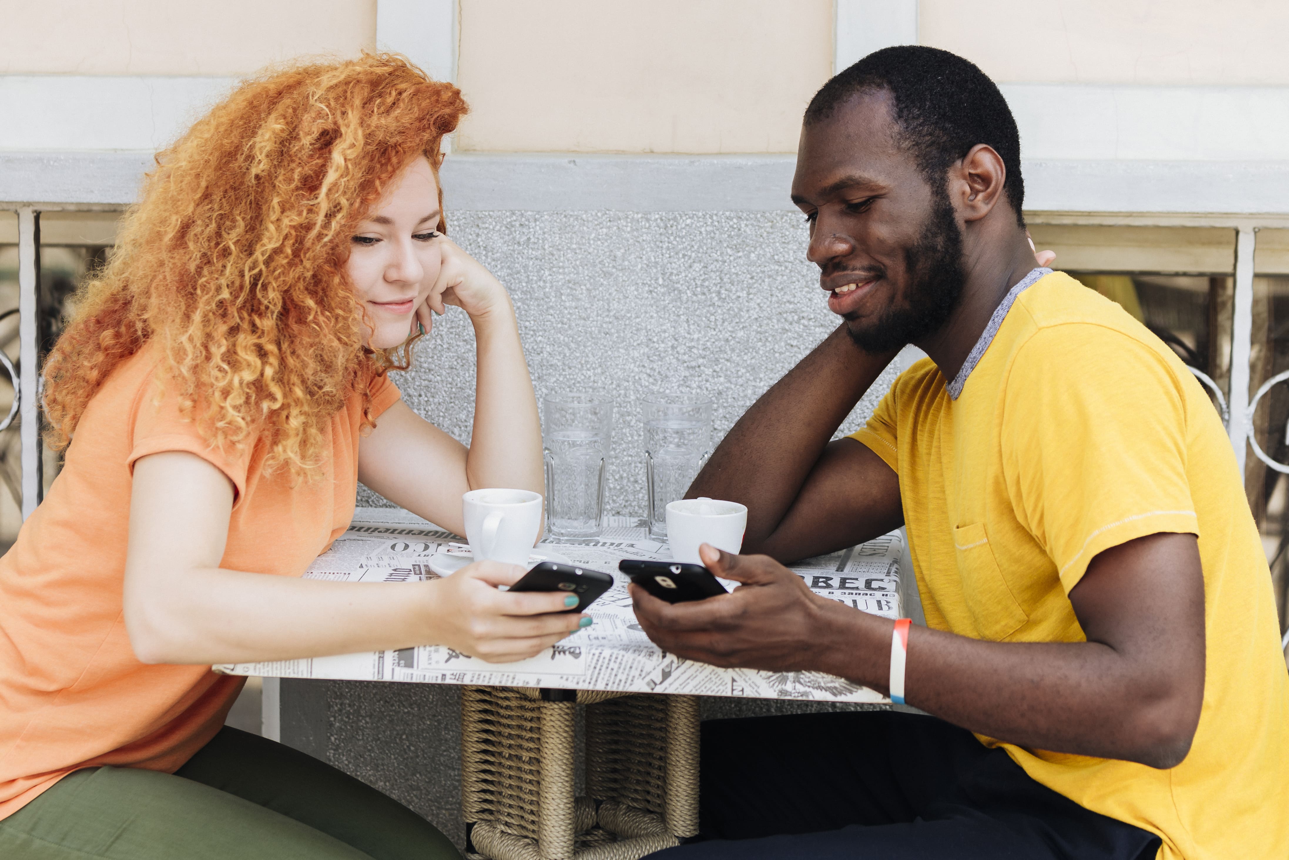 black and white dating